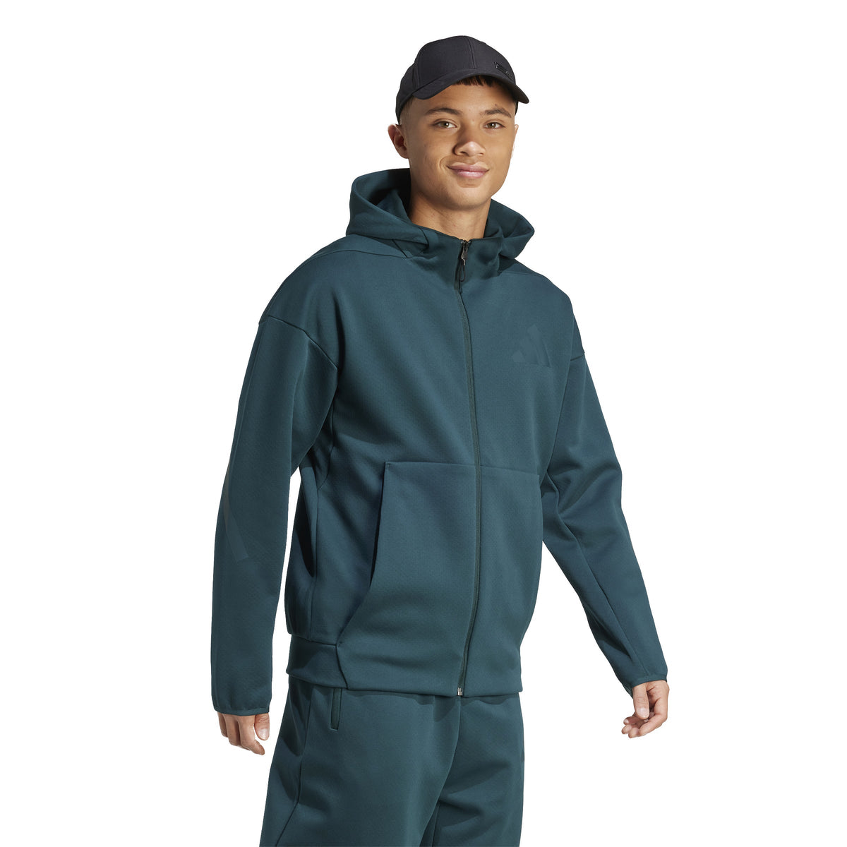 M Z.N.E. FZ Hoodie mit Kapuze und Reißverschluss