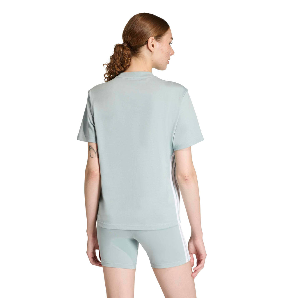 Essentials 3-Streifen Cotton T-Shirt Damen