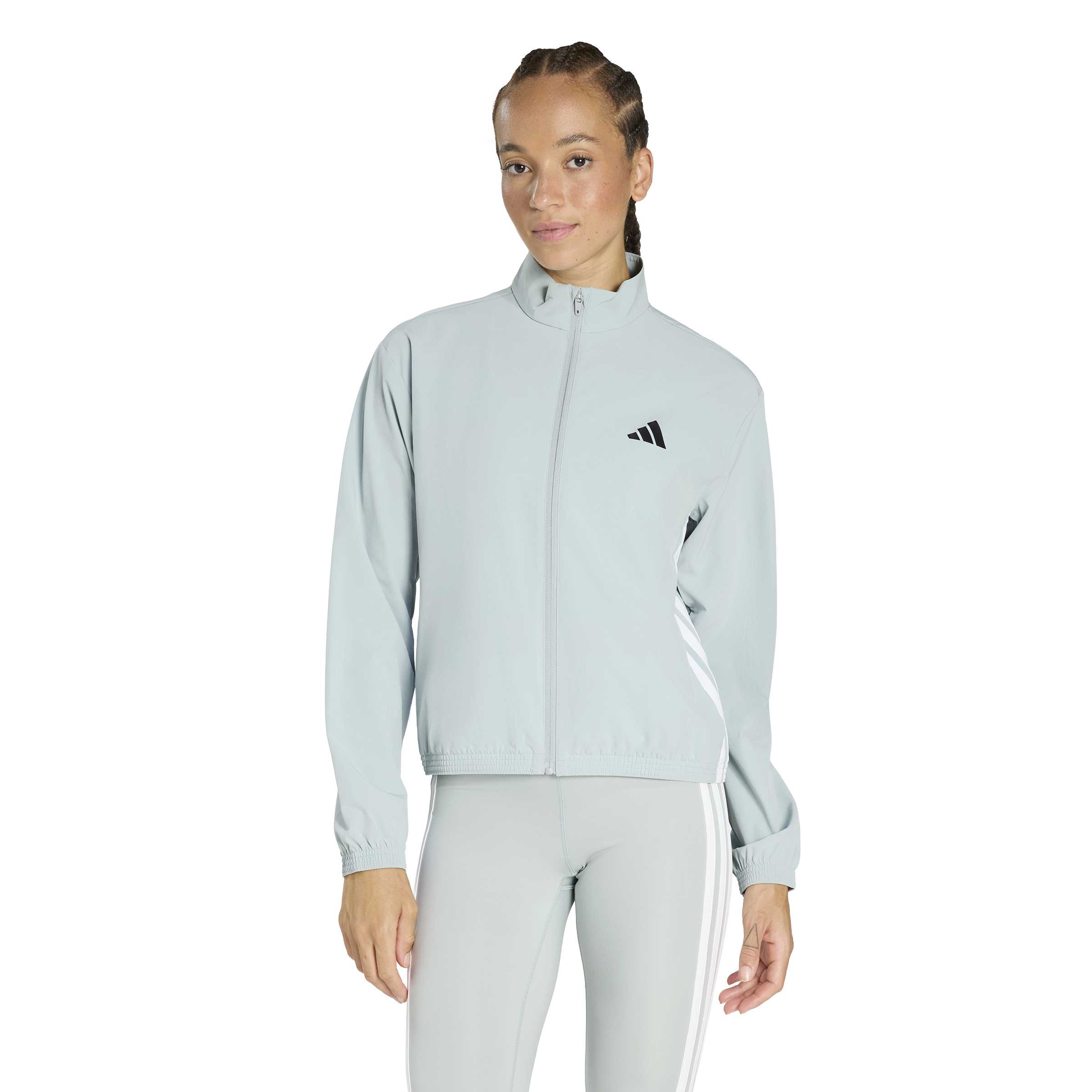 Train Essentials 3-Streifen Woven Warm-Up Jacke