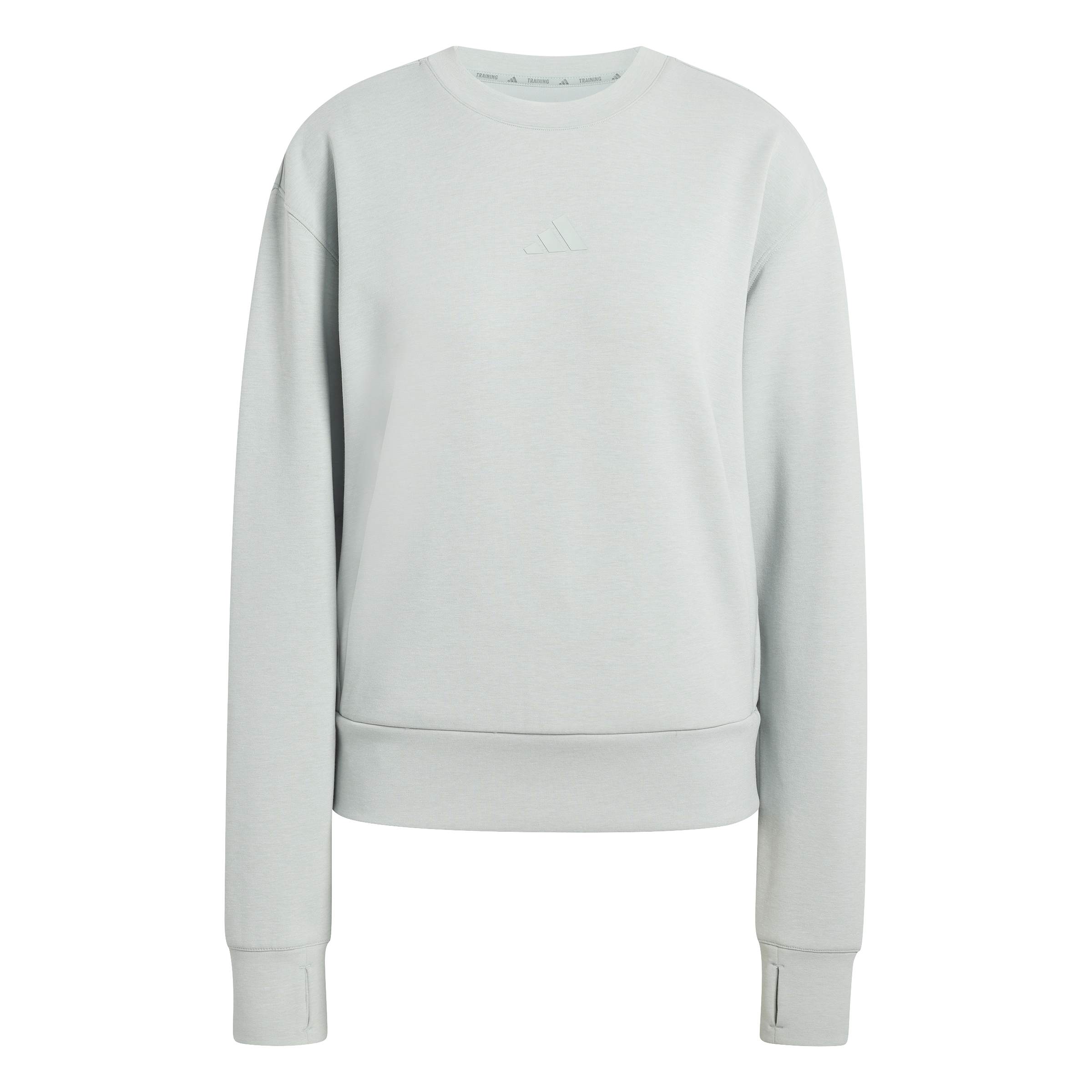 Für das Training entworfenes Warm-Up Sweatshirt mit Rundhalsausschnitt