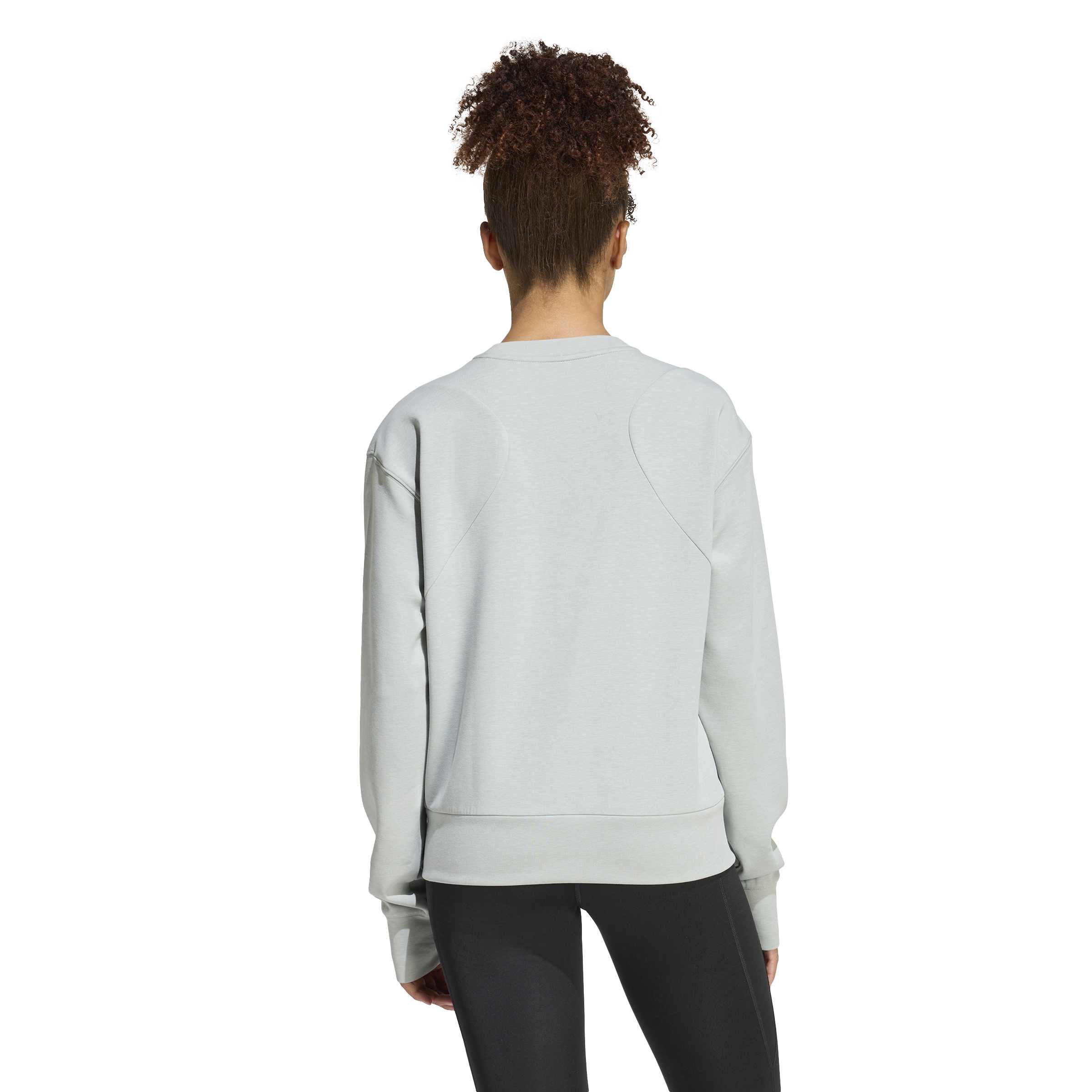Für das Training entworfenes Warm-Up Sweatshirt mit Rundhalsausschnitt
