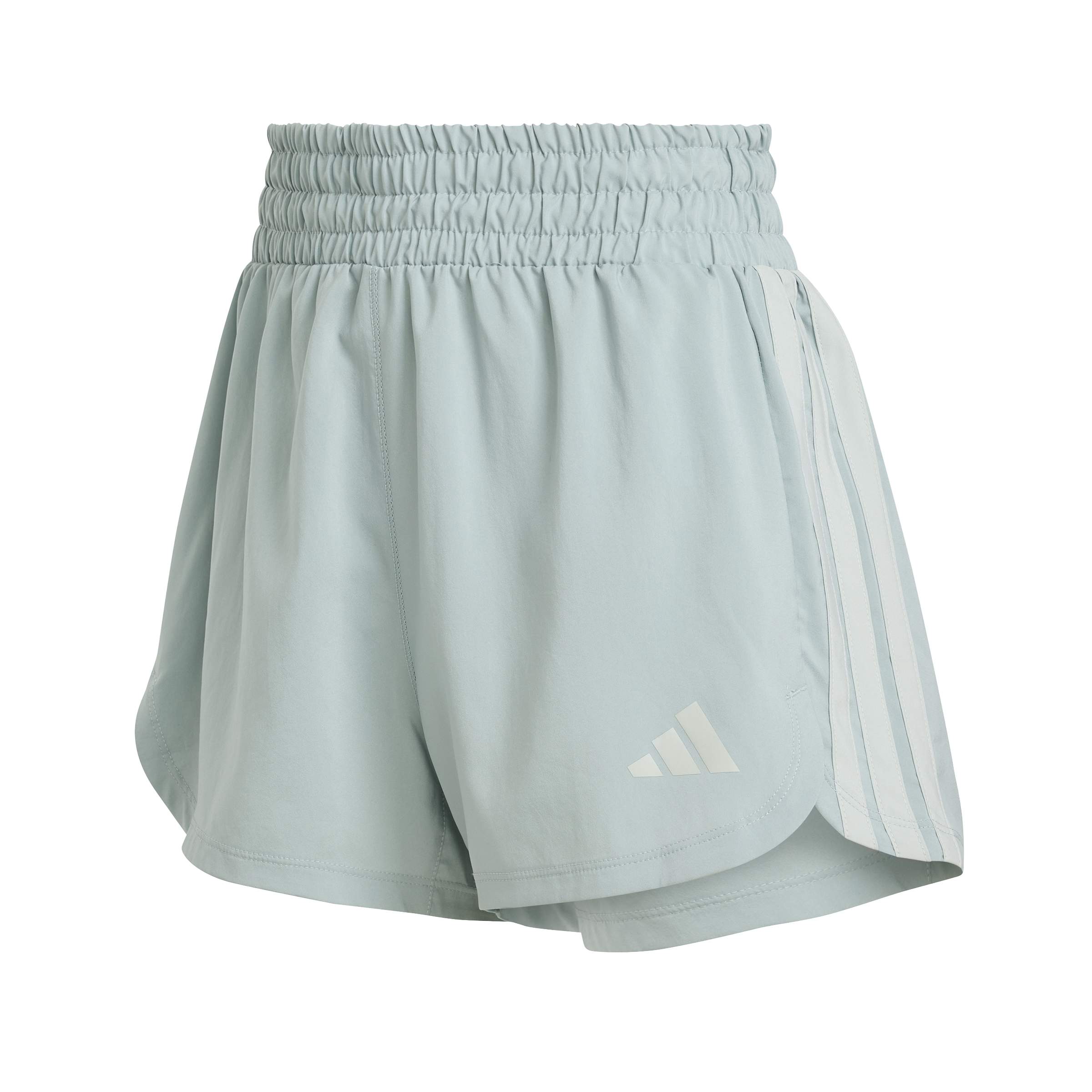 Pacer Workout Shorts mit hohem Bund aus gewebtem Material