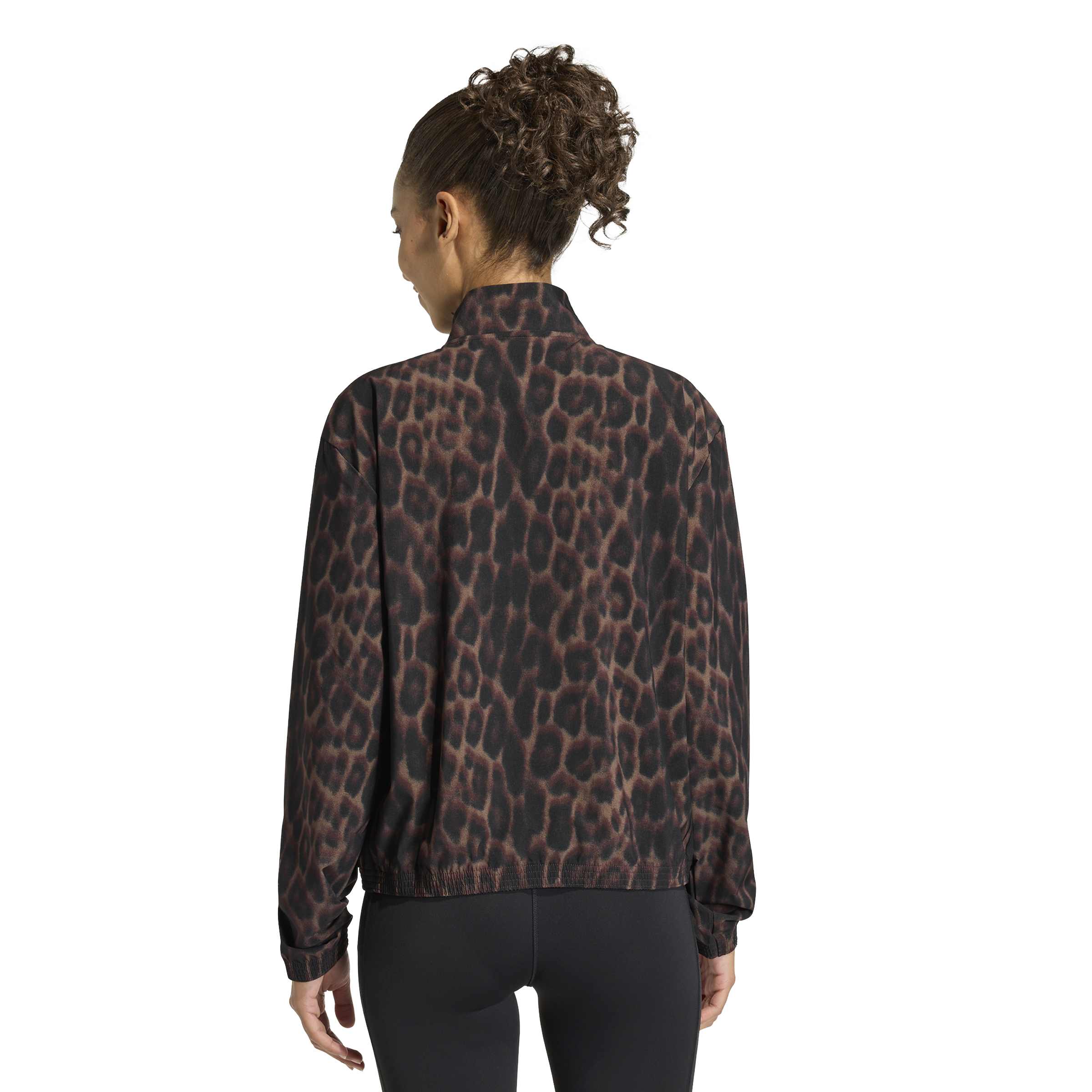 Workout Essentials Leopard Woven Jacke