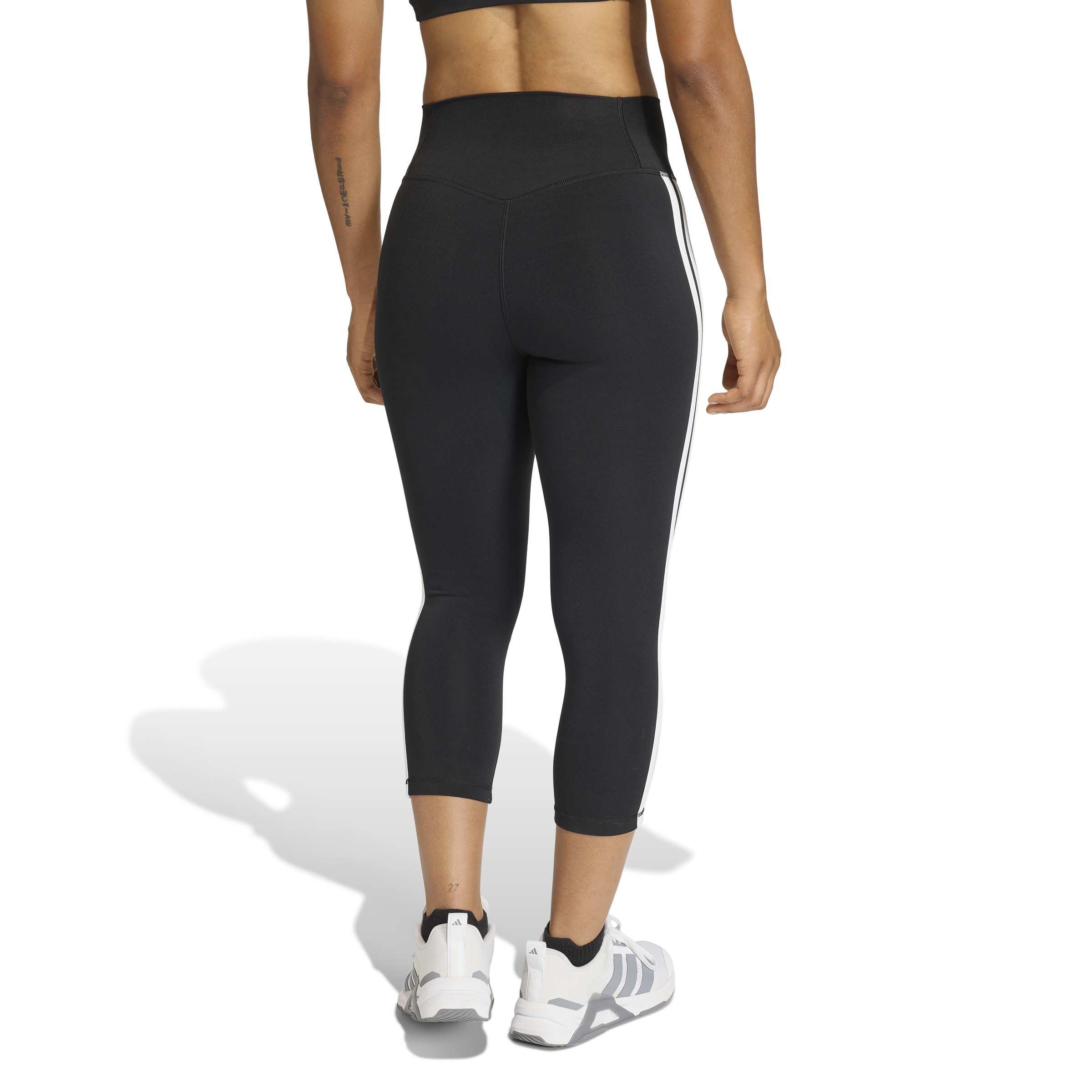 Optime Essentials Workout 3-Streifen 3/4 Leggings