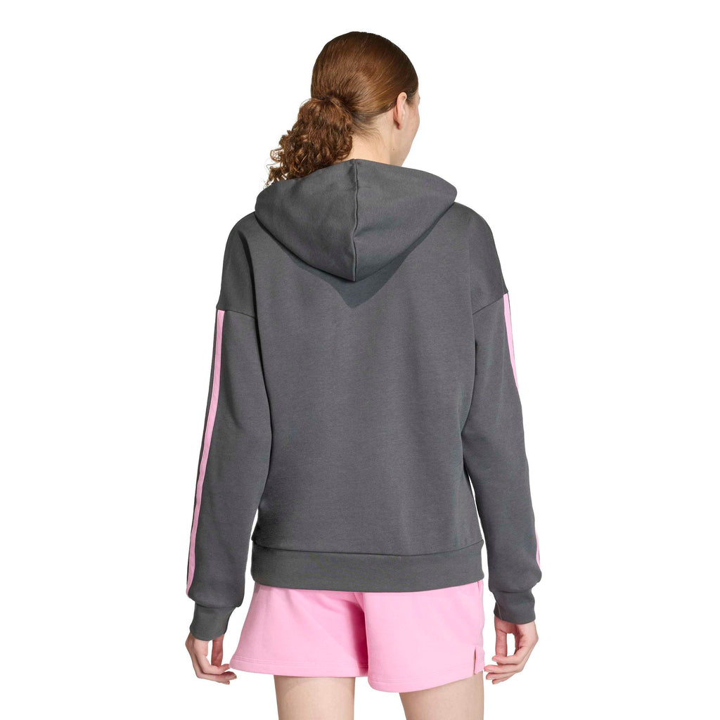 ESSENTIALS 3-STREIFEN FLEECE-HOODIE Damen