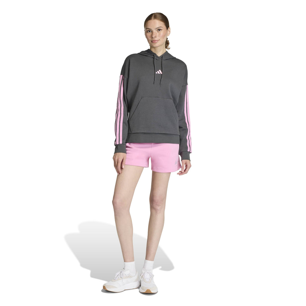 ESSENTIALS 3-STREIFEN FLEECE-HOODIE Damen