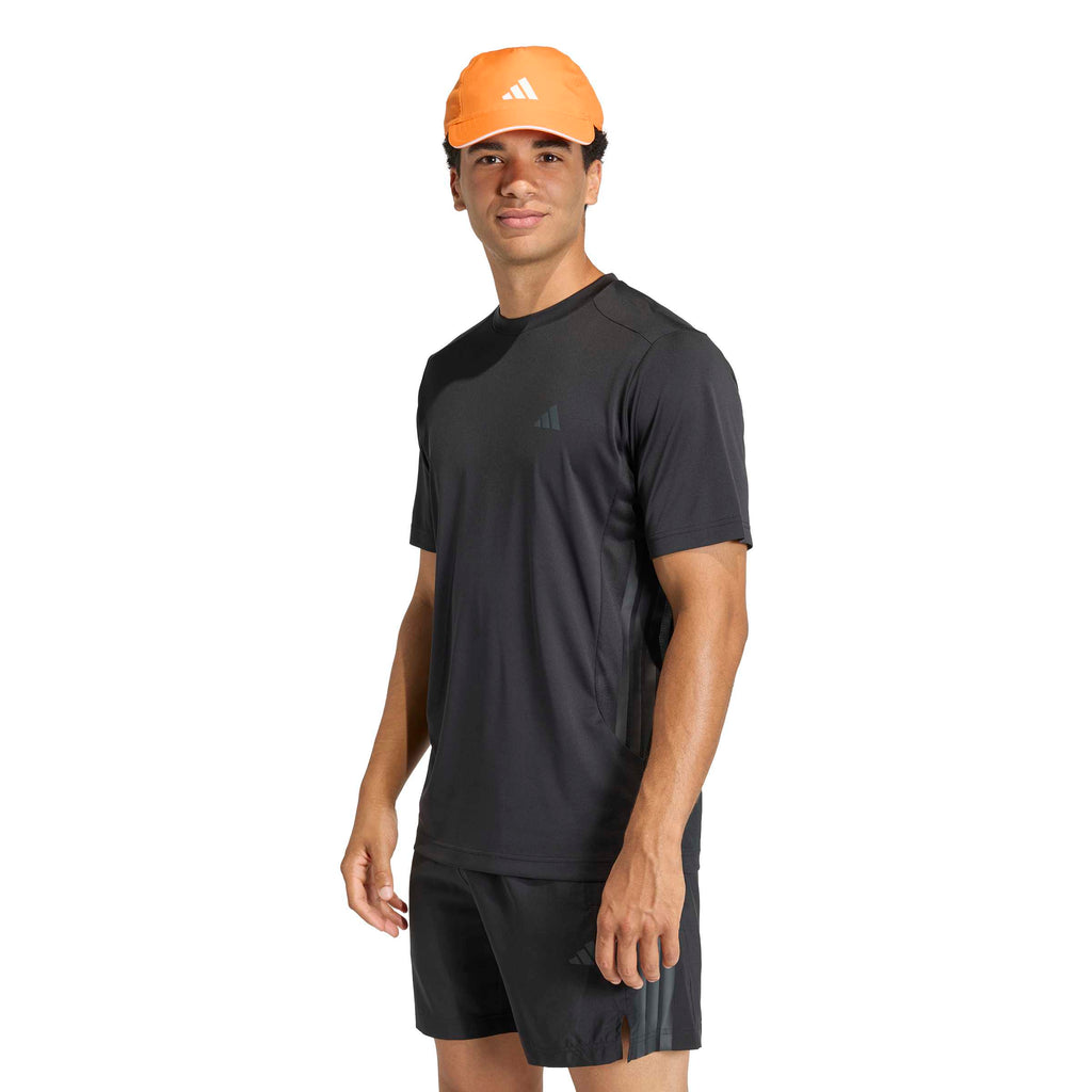 TECH ESSENTIALS WORKOUT 3-STREIFEN T-SHIRT Herren