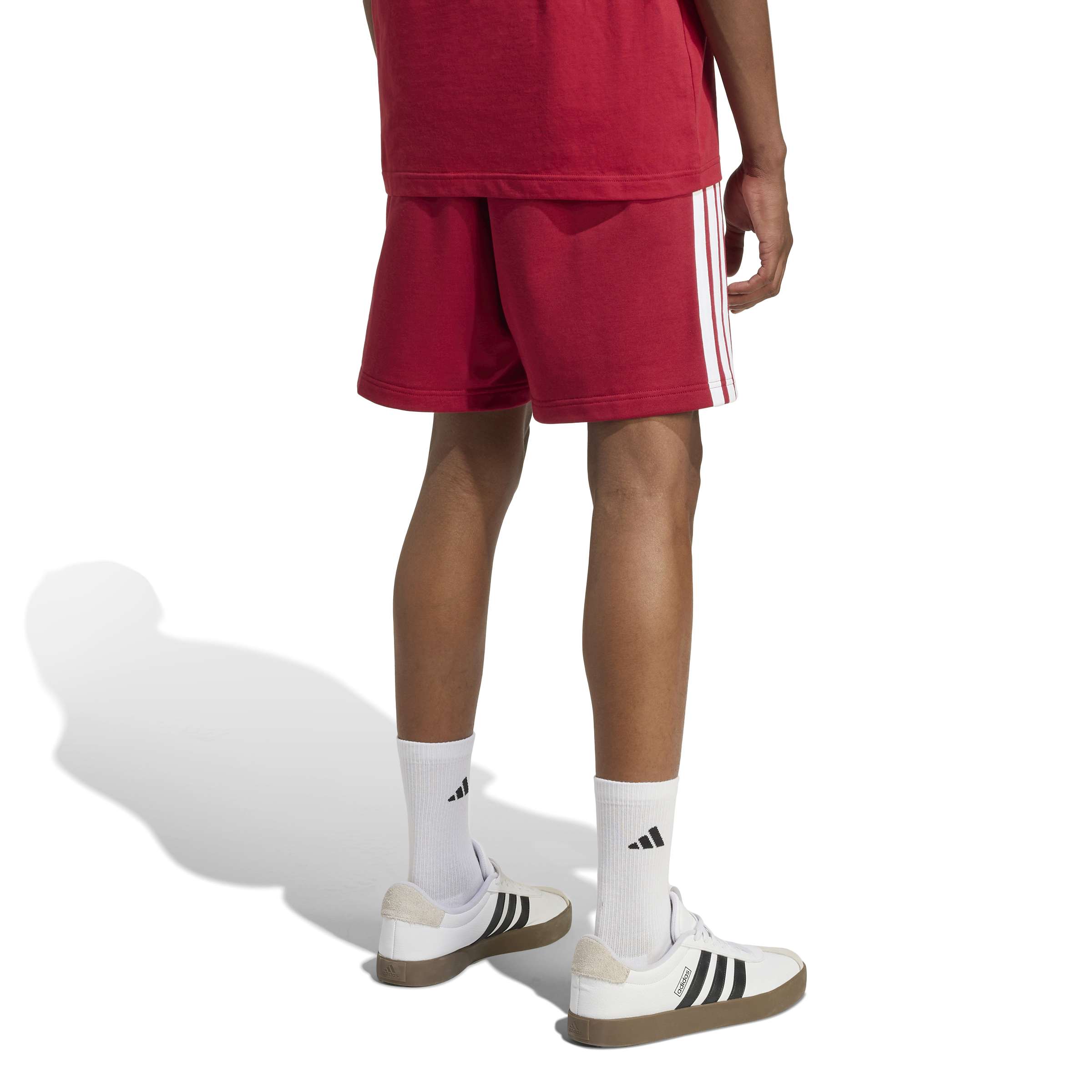 Essentials 3-Streifen French Terry Shorts