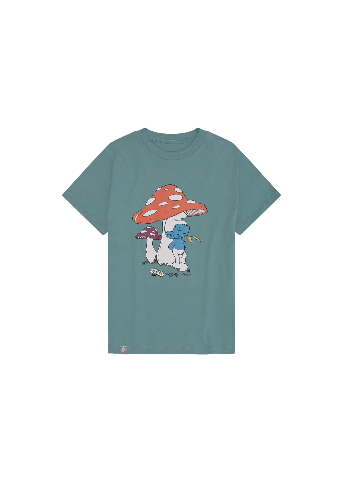 T-Shirt Schlümpfe: Schwammerlschirm Kinder