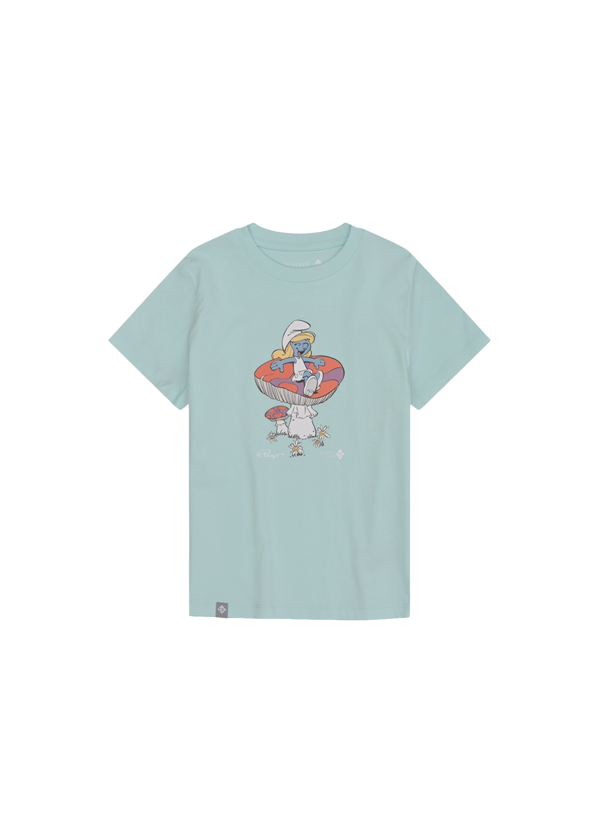 T-Shirt Schlumpfines Schwammerlsofa Kinder