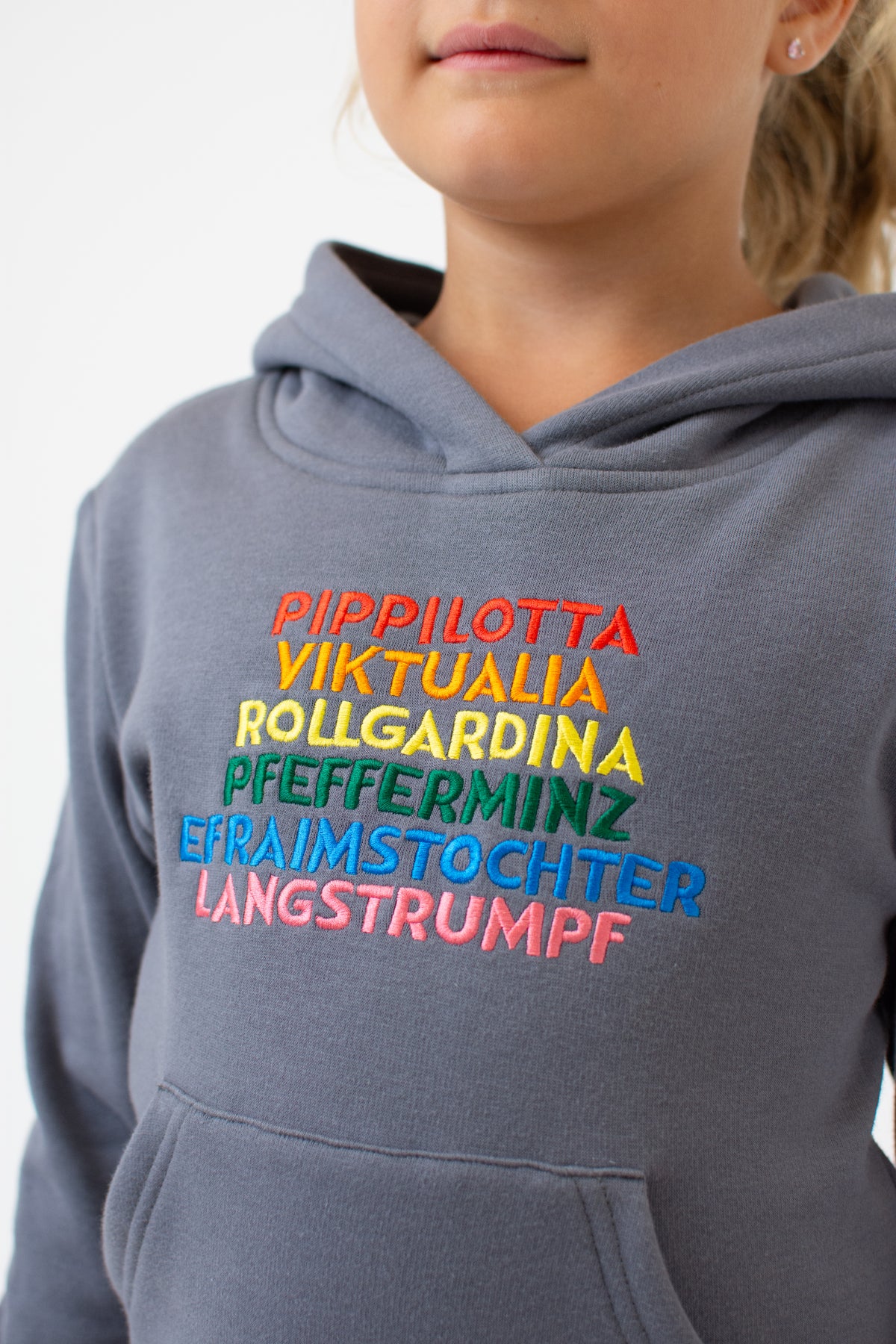 Hoodie PIPPILOTTA VIKTUALIA taubenblau