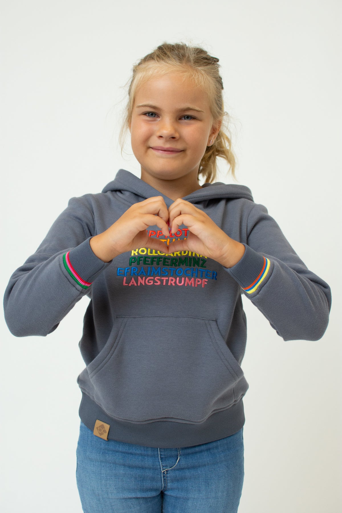 Hoodie PIPPILOTTA VIKTUALIA taubenblau
