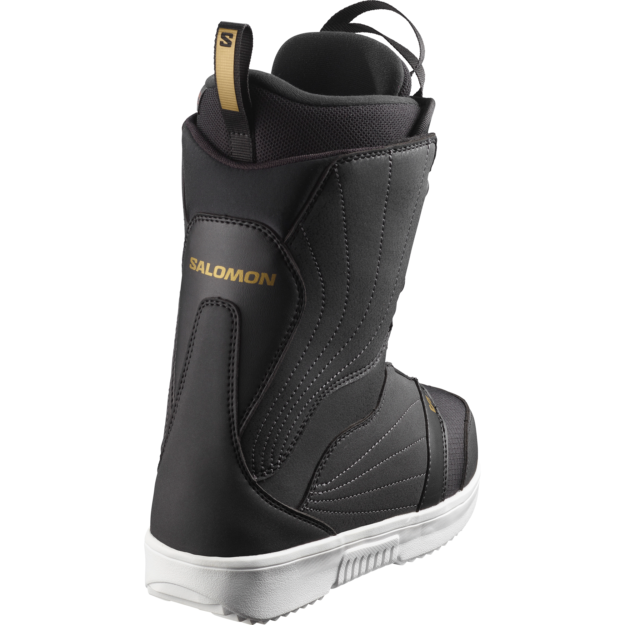 SALOMON SNOW. BOOTS PEARL BOA Schwarz Weiß Gold