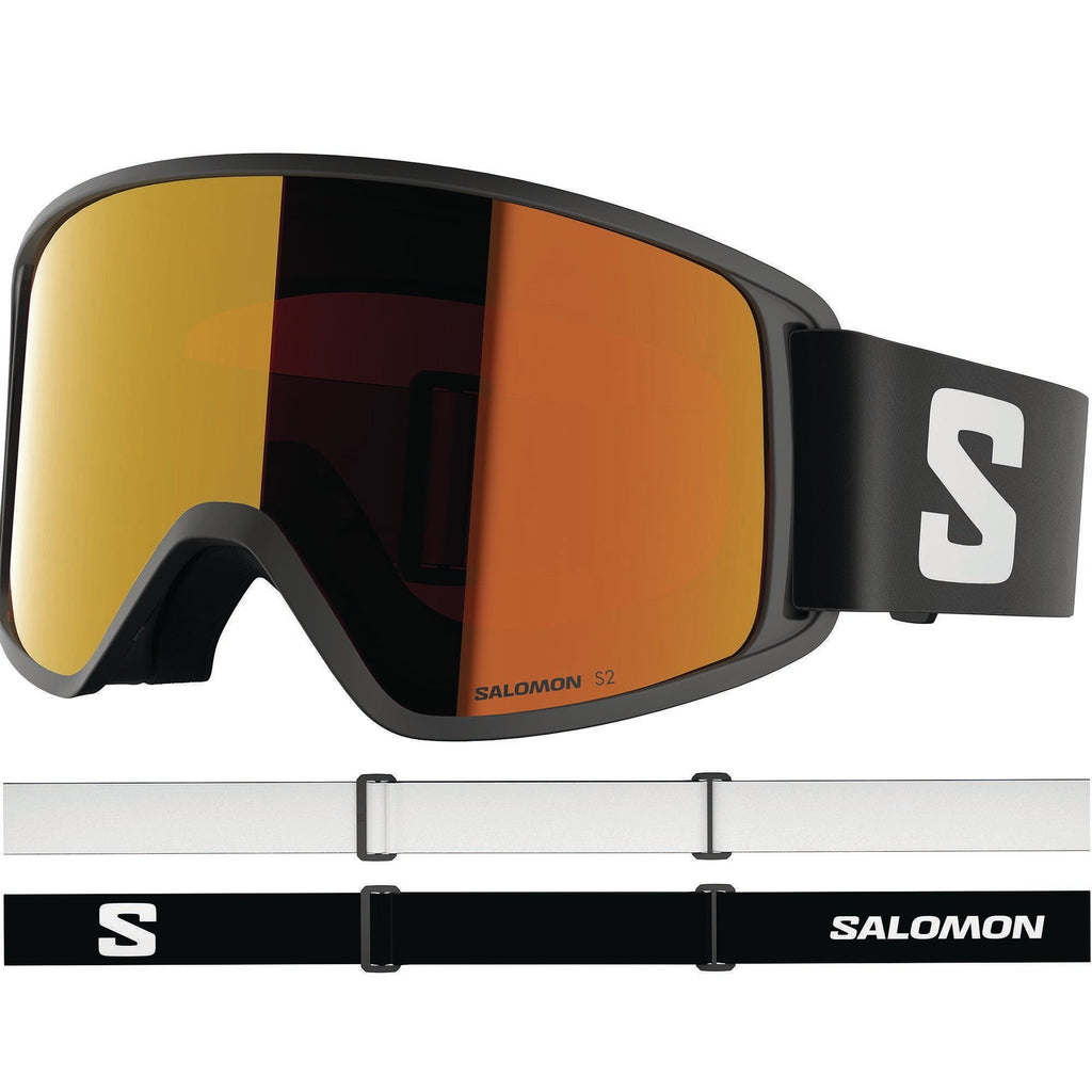 GOGGLES FORCE M Black/Univ Mid Red Skibrille