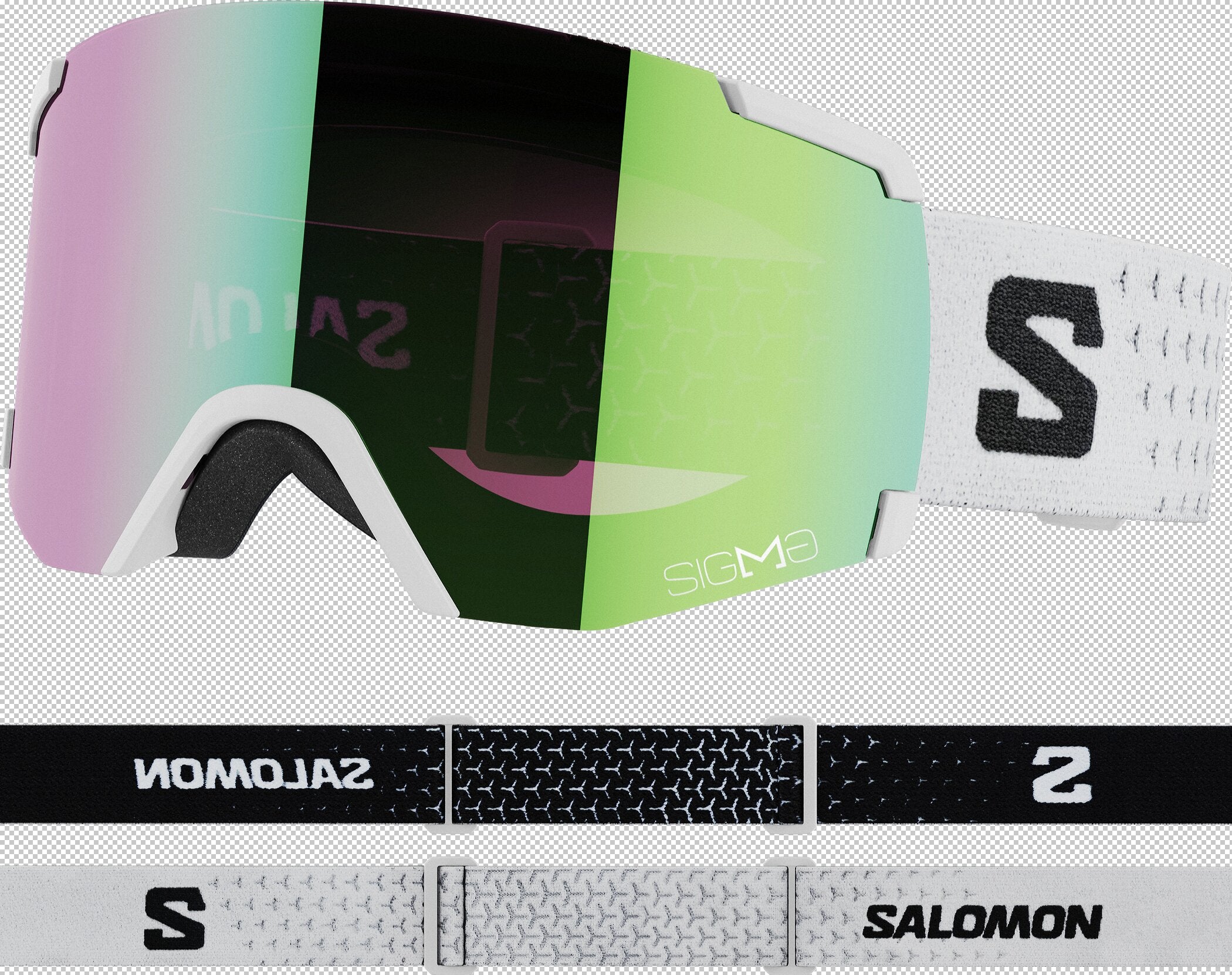 Herren Brille GOGGLES S/VIEW SIGMA WHITE/Univ EM