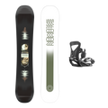 BOARD SET PULSE+PACT BLACK Snowboard Set