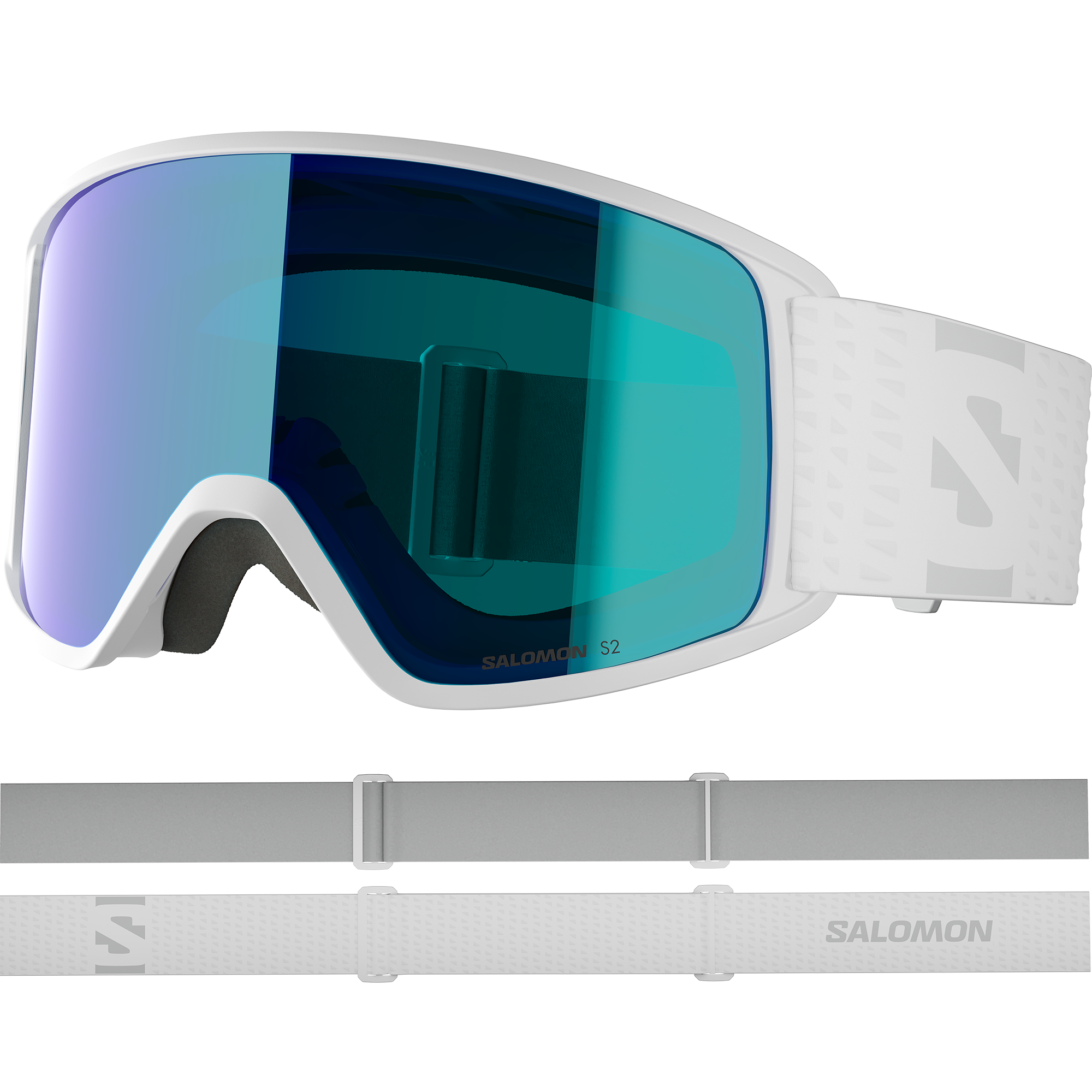 GOGGLES FORCE White/Univ Mid BLUE