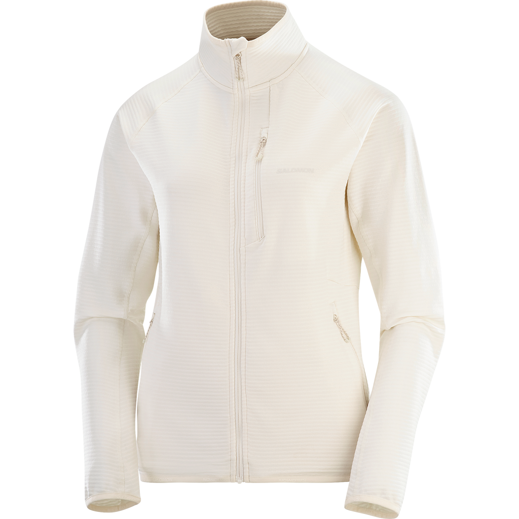 SNTIAL LIGHTWARM FZ WHISPER WHITE Damen Laufshirt
