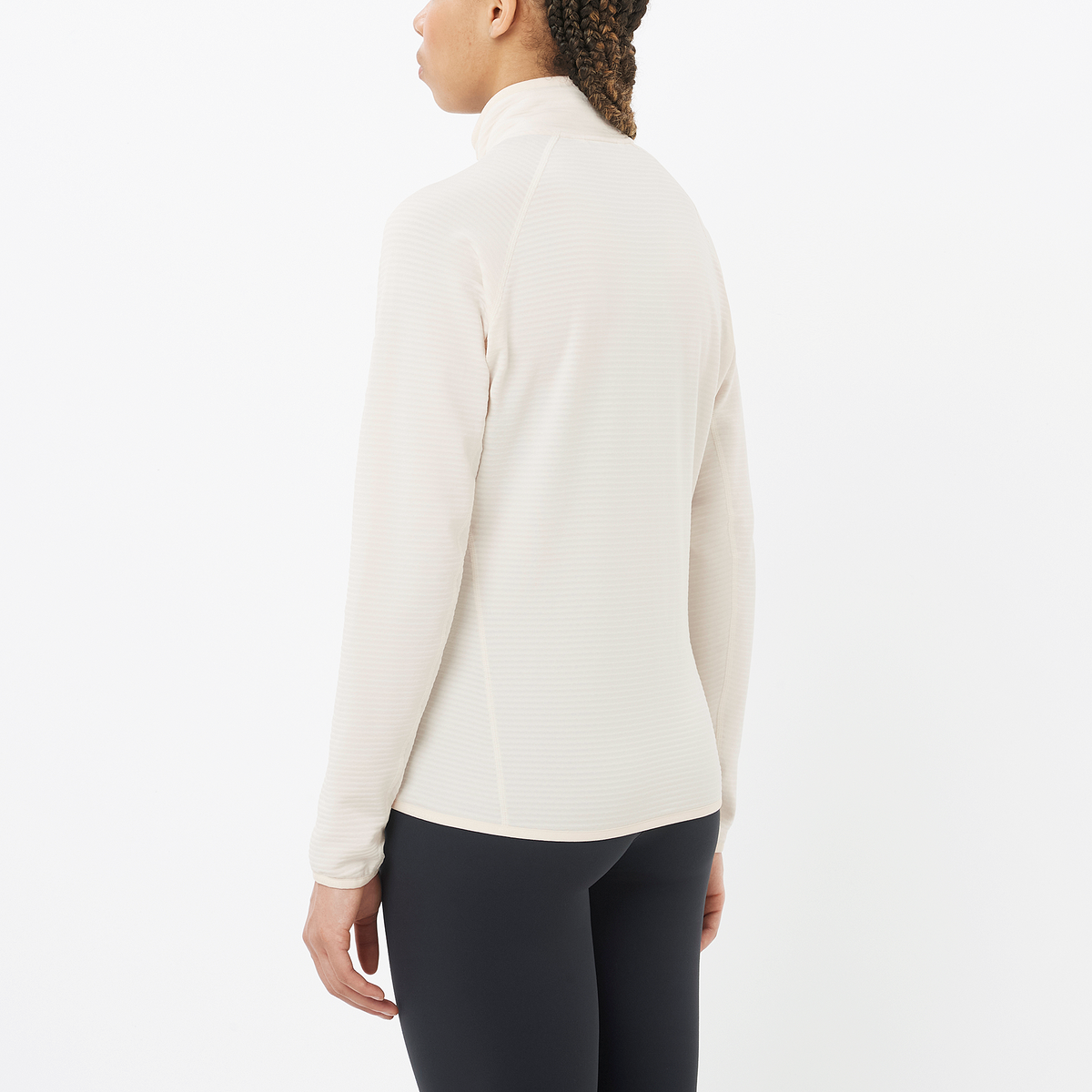 SNTIAL LIGHTWARM FZ WHISPER WHITE Damen Laufshirt
