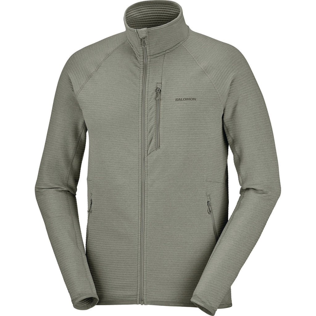 SNTIAL LIGHTWARM FZ Castor Gray Herren Fleecejacke