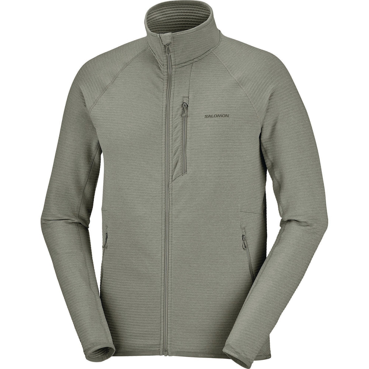 SNTIAL LIGHTWARM FZ Castor Gray Herren Fleecejacke