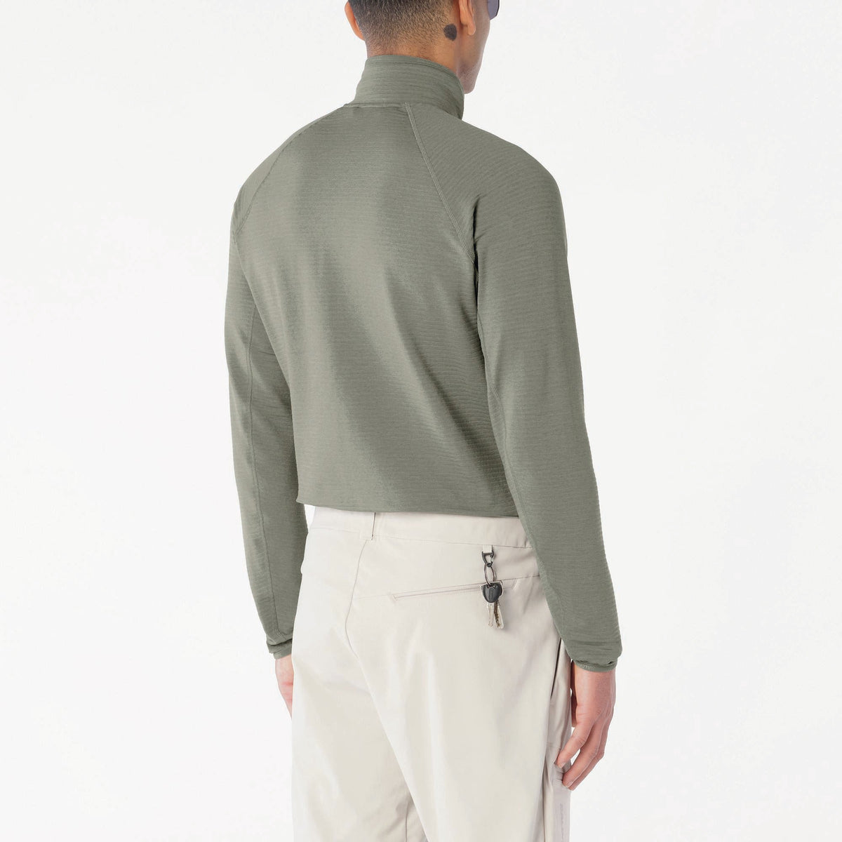 SNTIAL LIGHTWARM FZ Castor Gray Herren Fleecejacke