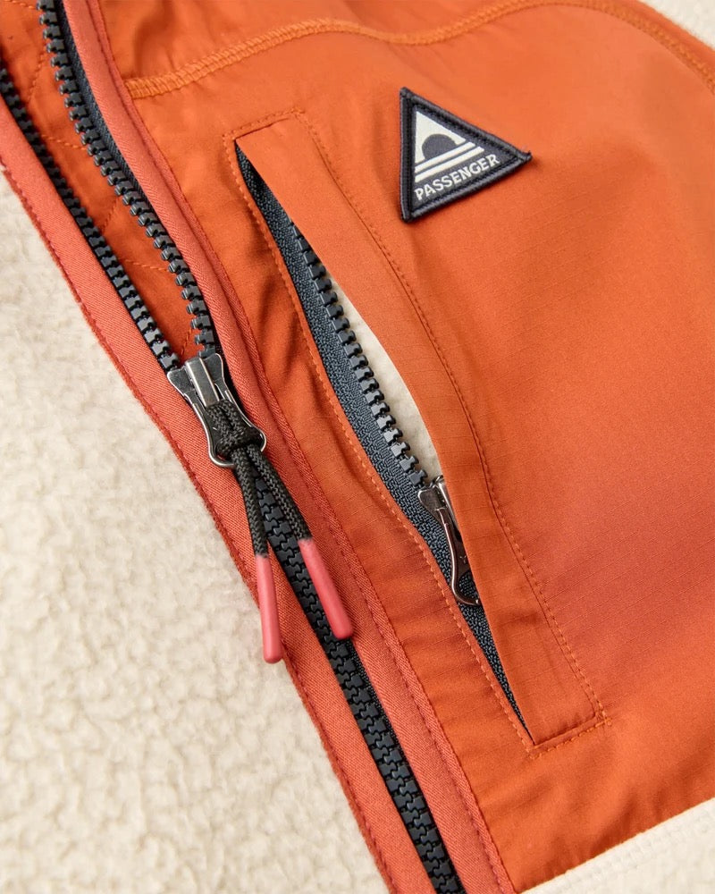 Offgrid Recycled Full Zip Sherpa Fleece Herren Fleecejacke