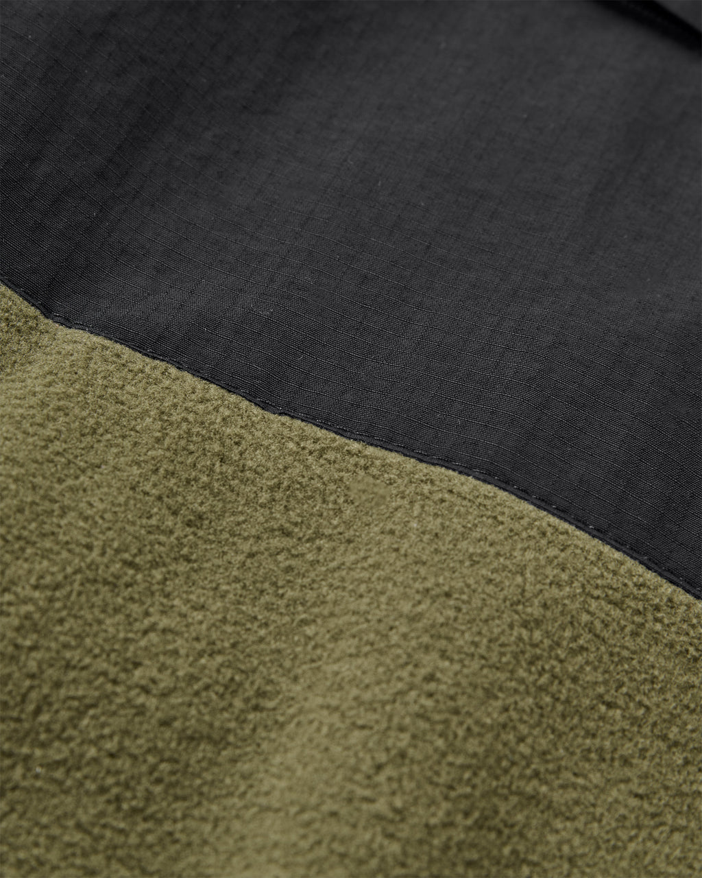 Woodland Hooded 1/2 Zip Recycled Polar Fleece