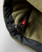 Woodland Hooded 1/2 Zip Recycled Polar Fleece