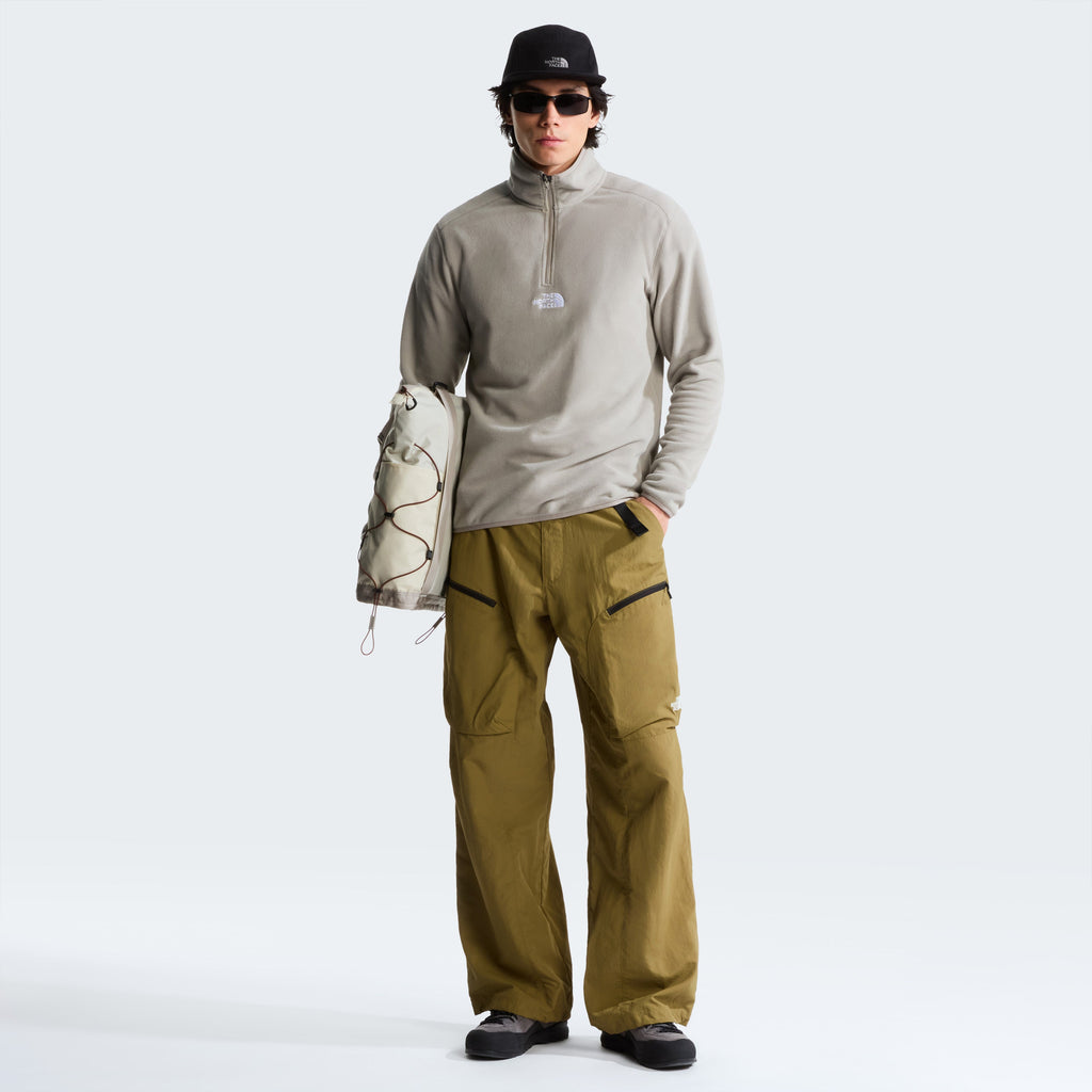 GLACIER 1/4 ZIP - EMBROIDERED LOG Herren Pullover