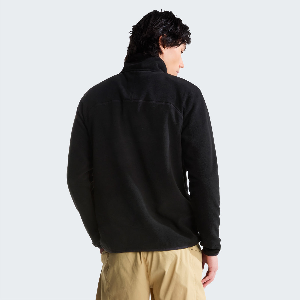 GLACIER 1/4 ZIP - EMBROIDERED LOG Herren Pullover