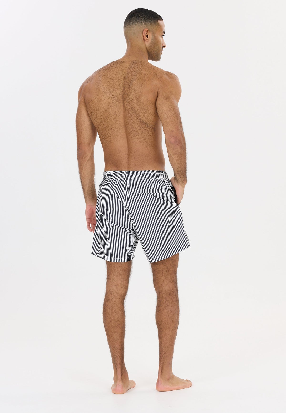 Ciro Thin Striped Swim Shorts Herren