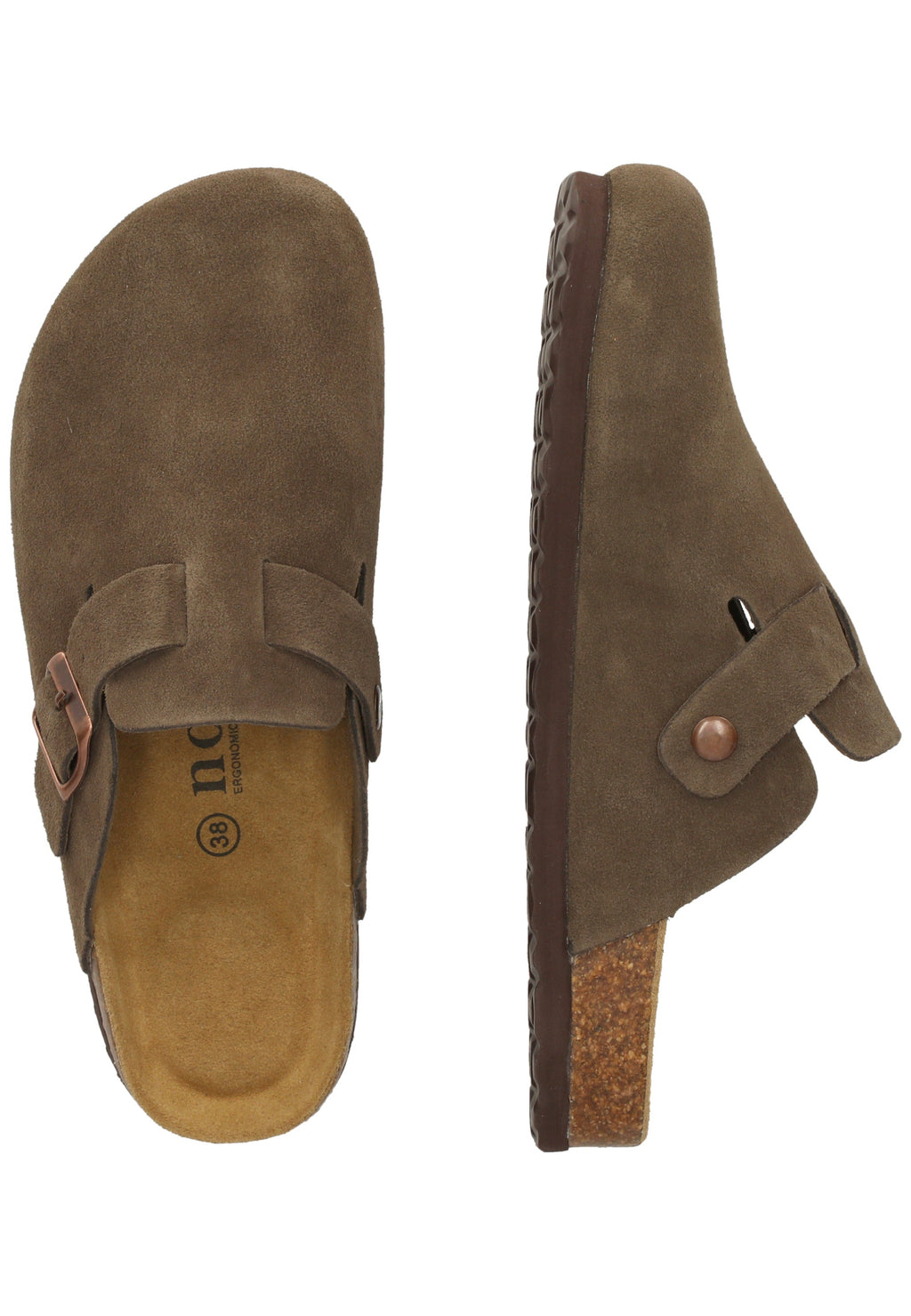 Corwin Leather Cork Clog Damen Sneaker