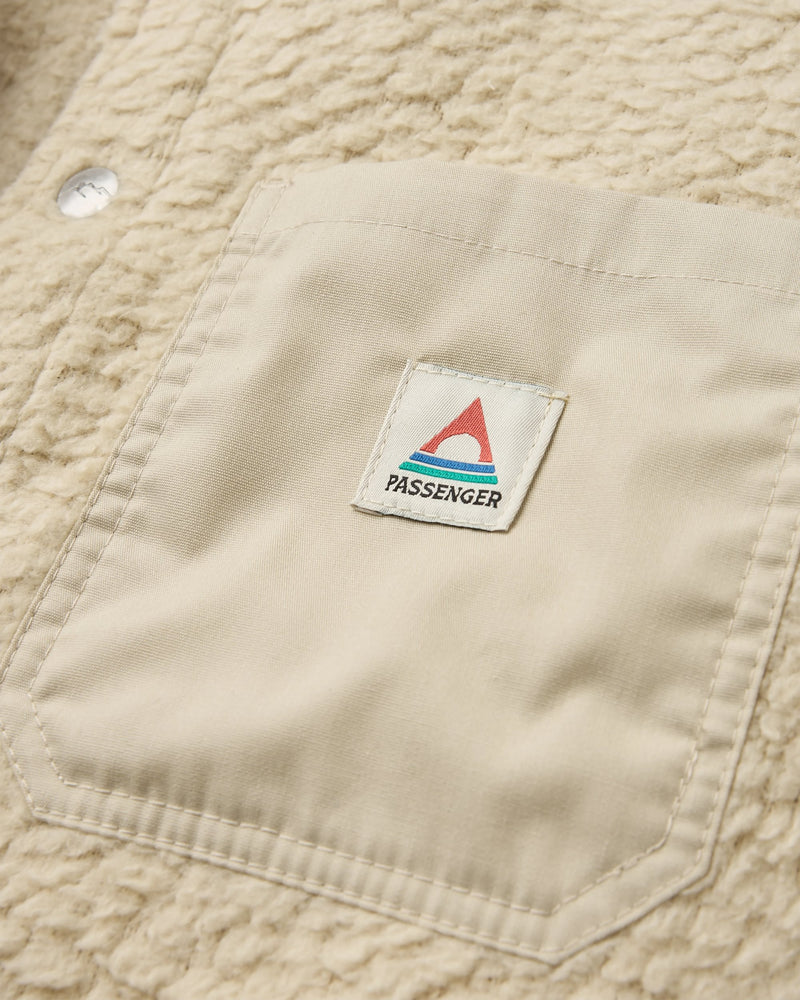 Rappel Recycled Sherpa Oversized Shirt