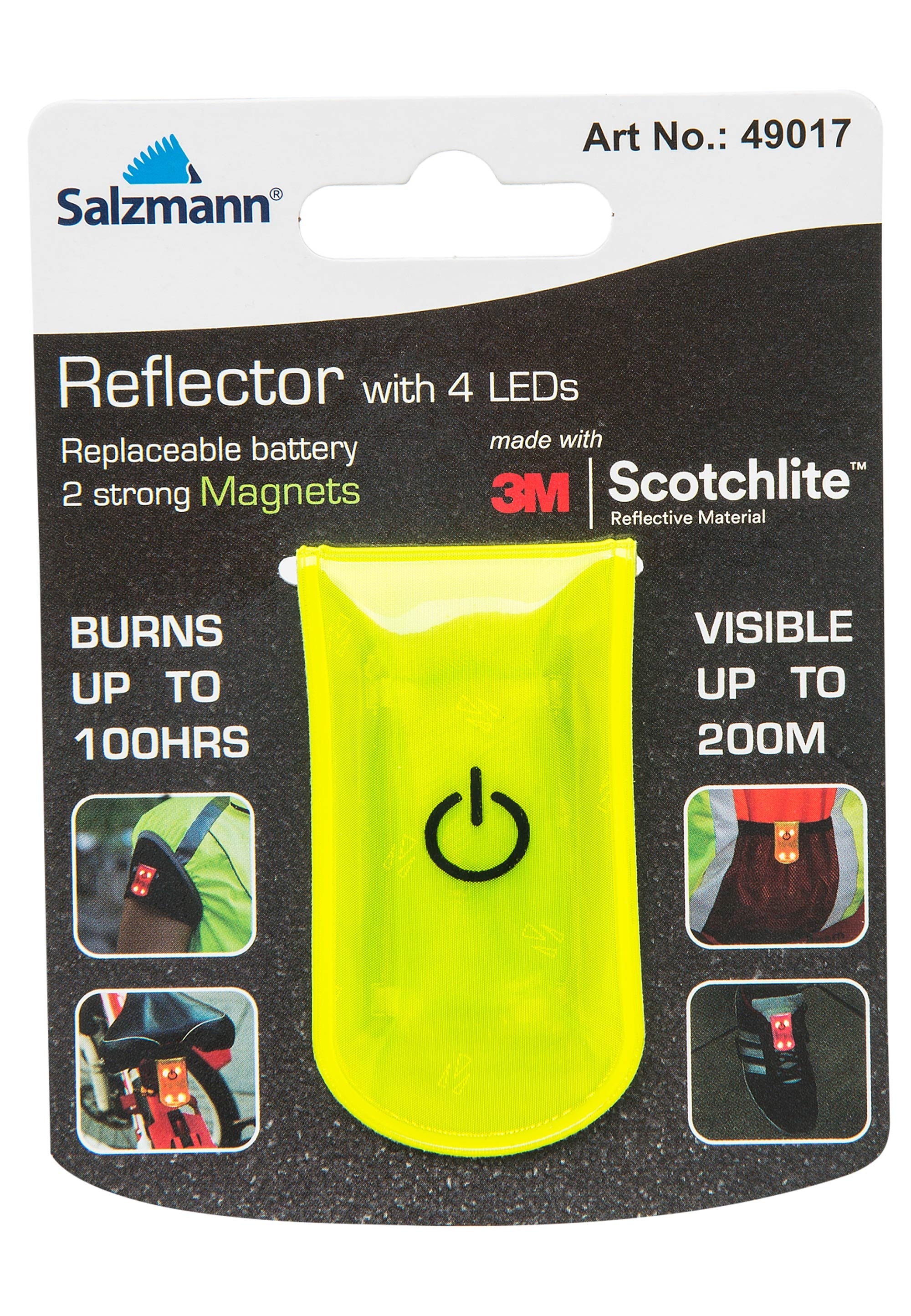 Magnetic reflector with 4 Leds (Sal