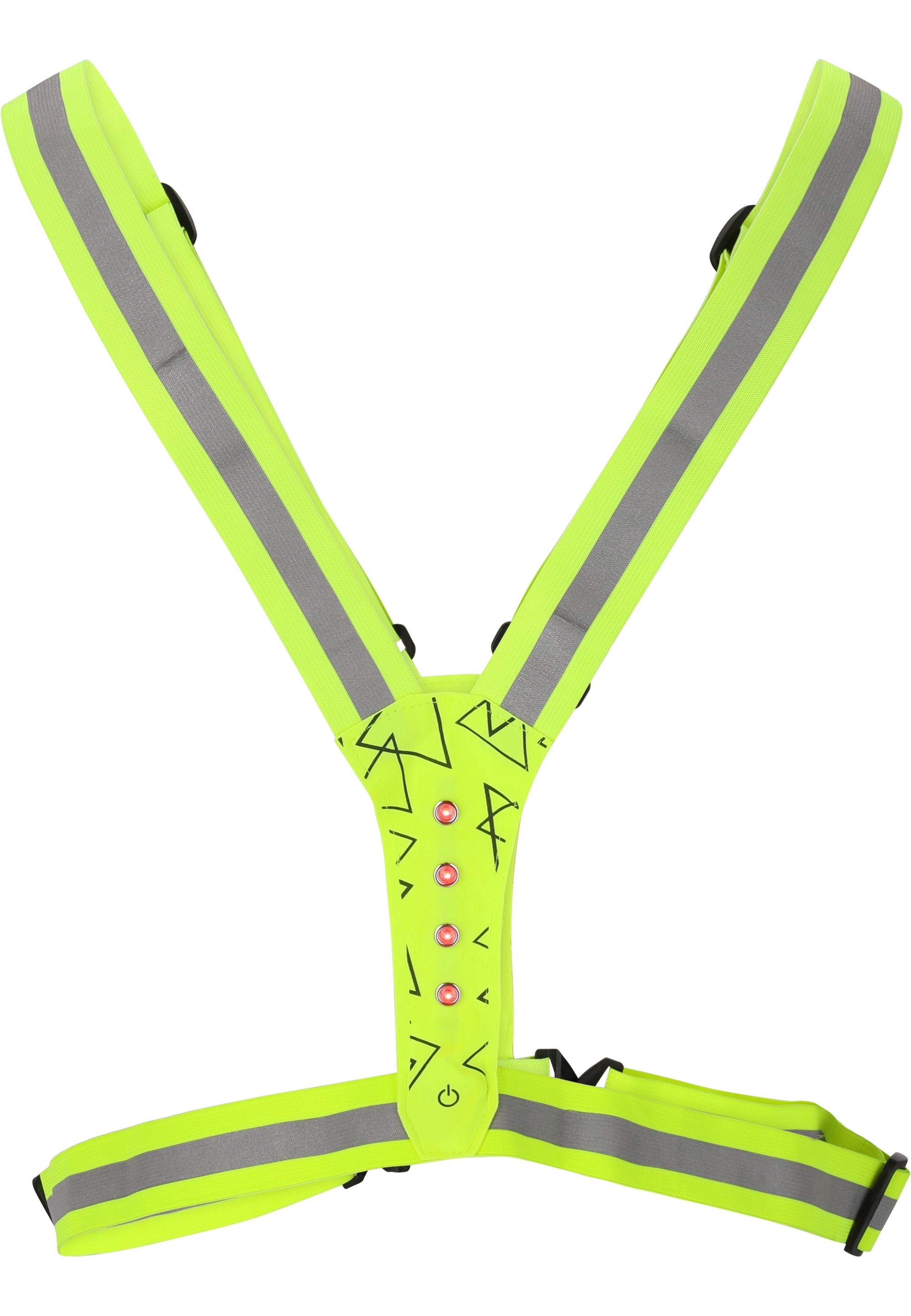 Reflective Cross Belt w/ LED (Salzm