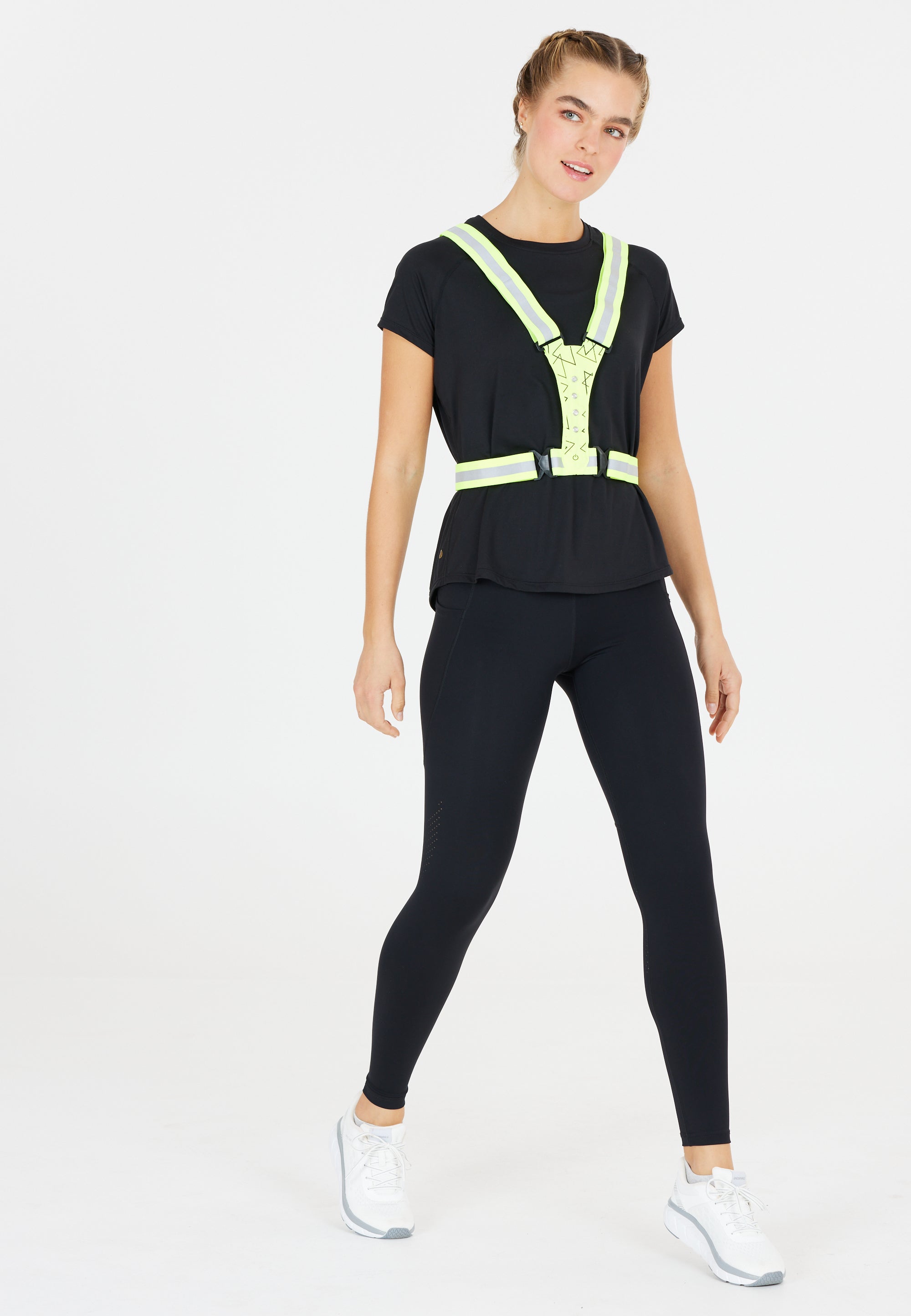 Reflective Cross Belt w/ LED (Salzm