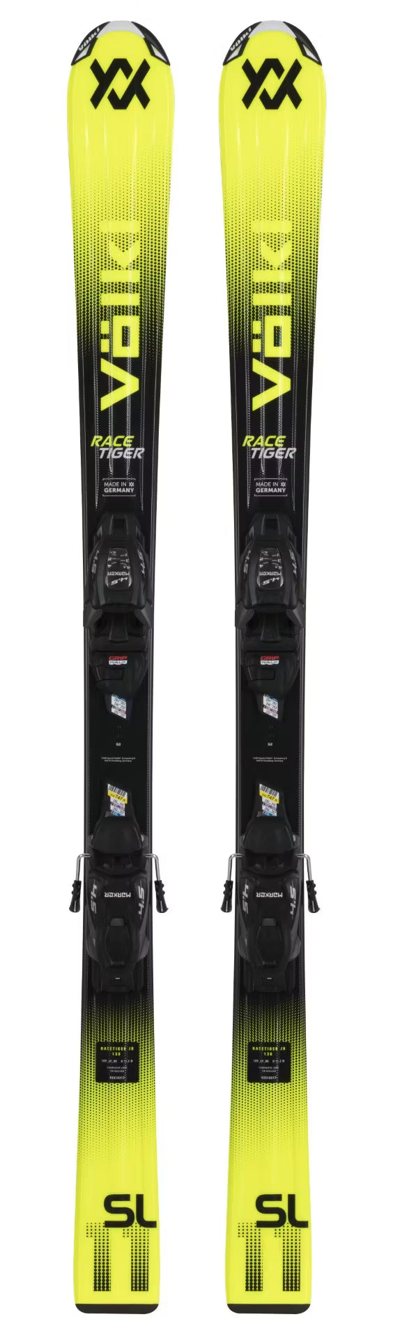 RACETIGER JR YELLOW + 4.5 VMOT Ski Kinder