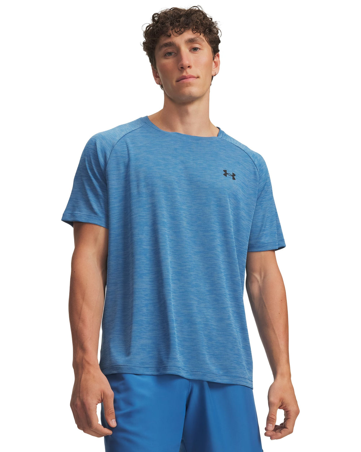 UA Tech Textured Kurzarmshirt Herren
