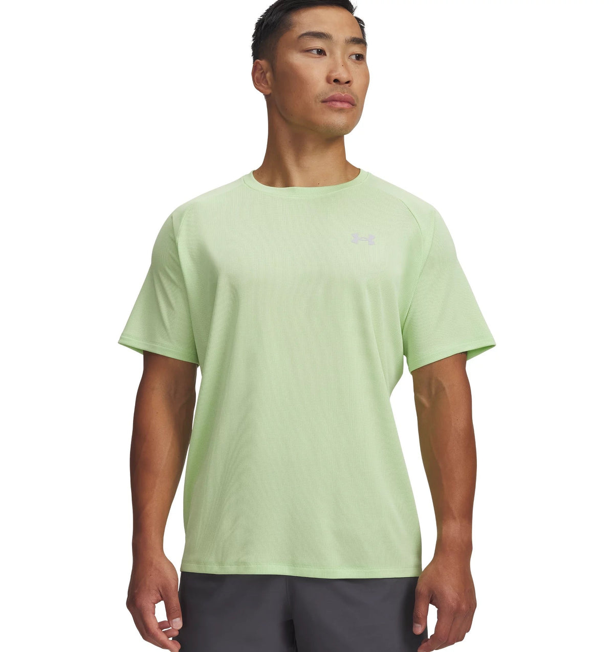 UA Tech Textured Kurzarmshirt Herren