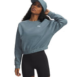 UA Rival Fleece Piped Crew Pullover