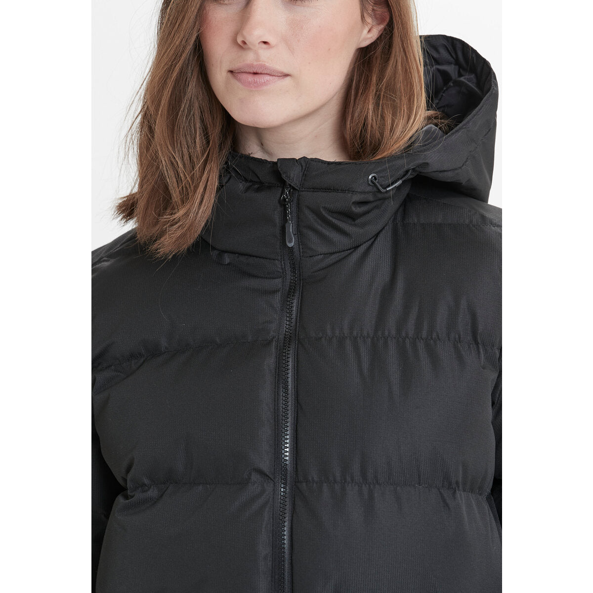 Abella W Long Padded Jacke Damen Schwarz