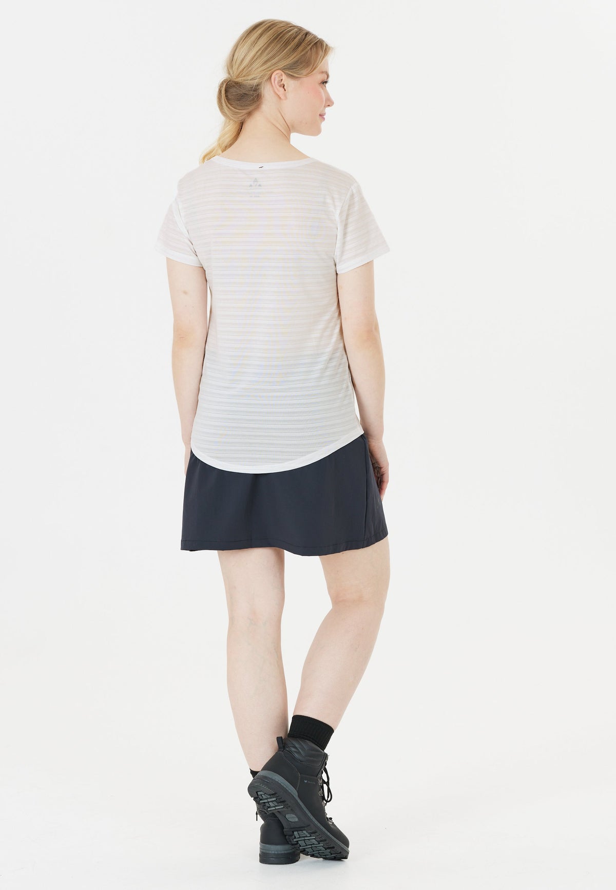 Skylon W Striped S/S Sportliches T-Shirt