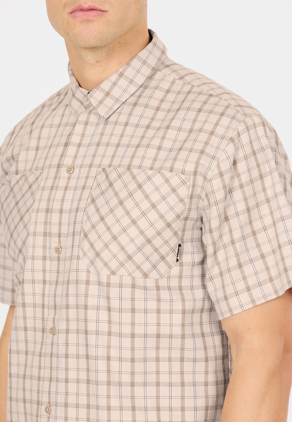 Leslies S-S Check Shirt Herren
