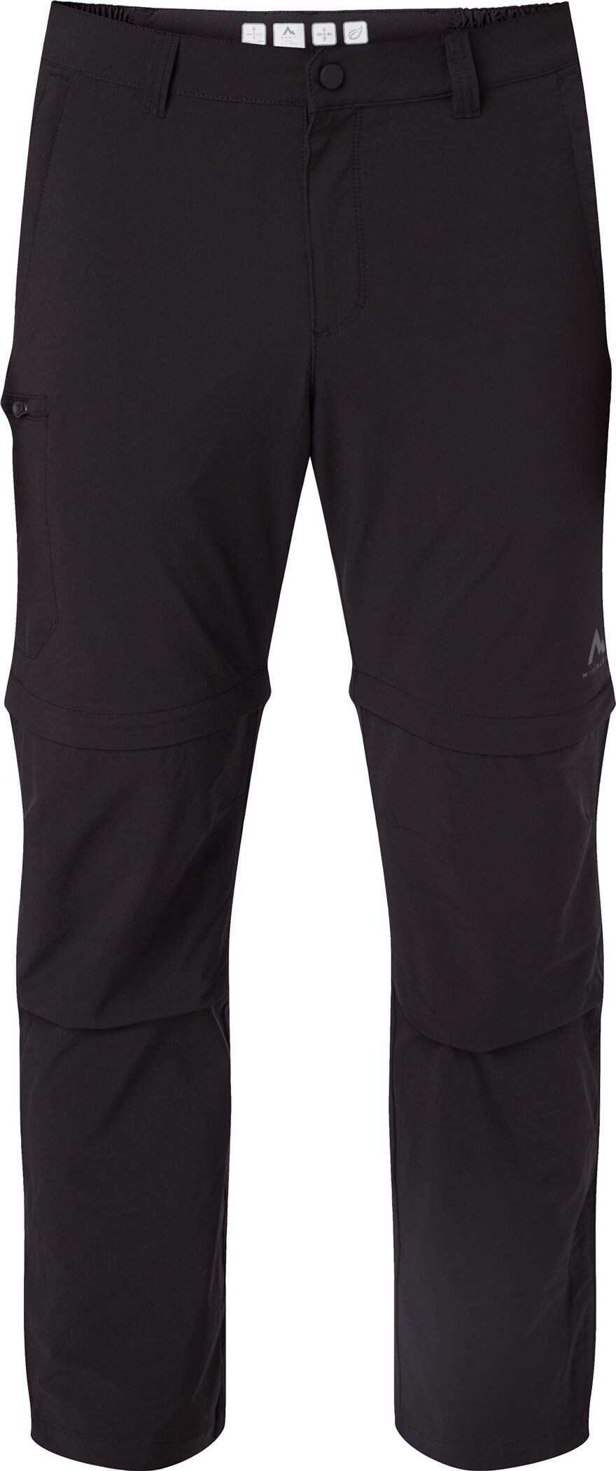 Herren Zipp-Off-Hose Malloy Kurzgröße
