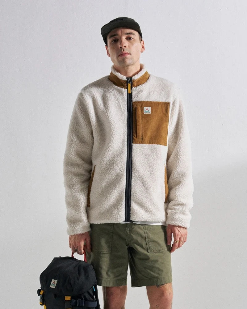 Trekker 2.0 Recycled Deep-Pile Sherpa Herren Fleecejacke