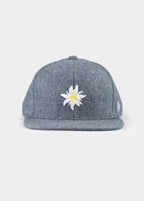 Edelweiss Flanell Cap Hellblau