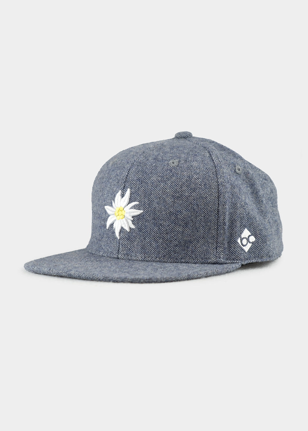 Edelweiss Flanell Cap Hellblau