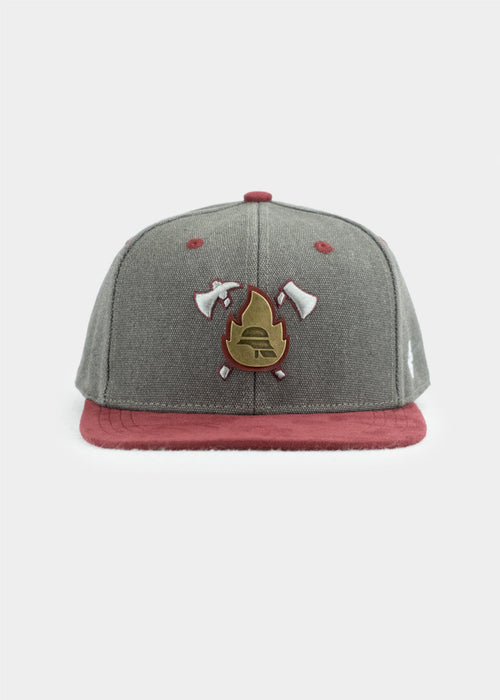 Feuerwehr Flat Cap mit Wildleder-Schirm