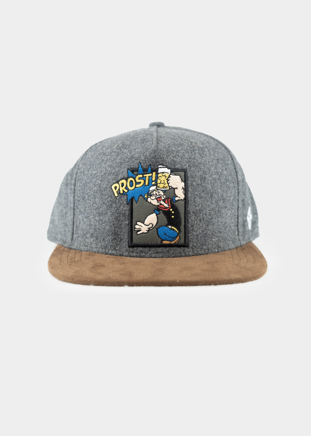 Popeye Flat Kappe mit Stickapplikation